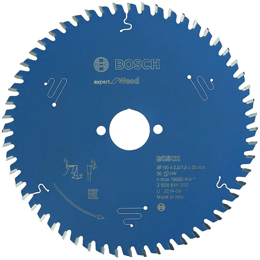 Bosch Bosch Circular Saw Blade Expert For Wood 7"X56T (2608644050), Power Tools Bits, Blades & Discs — Southend Philippines