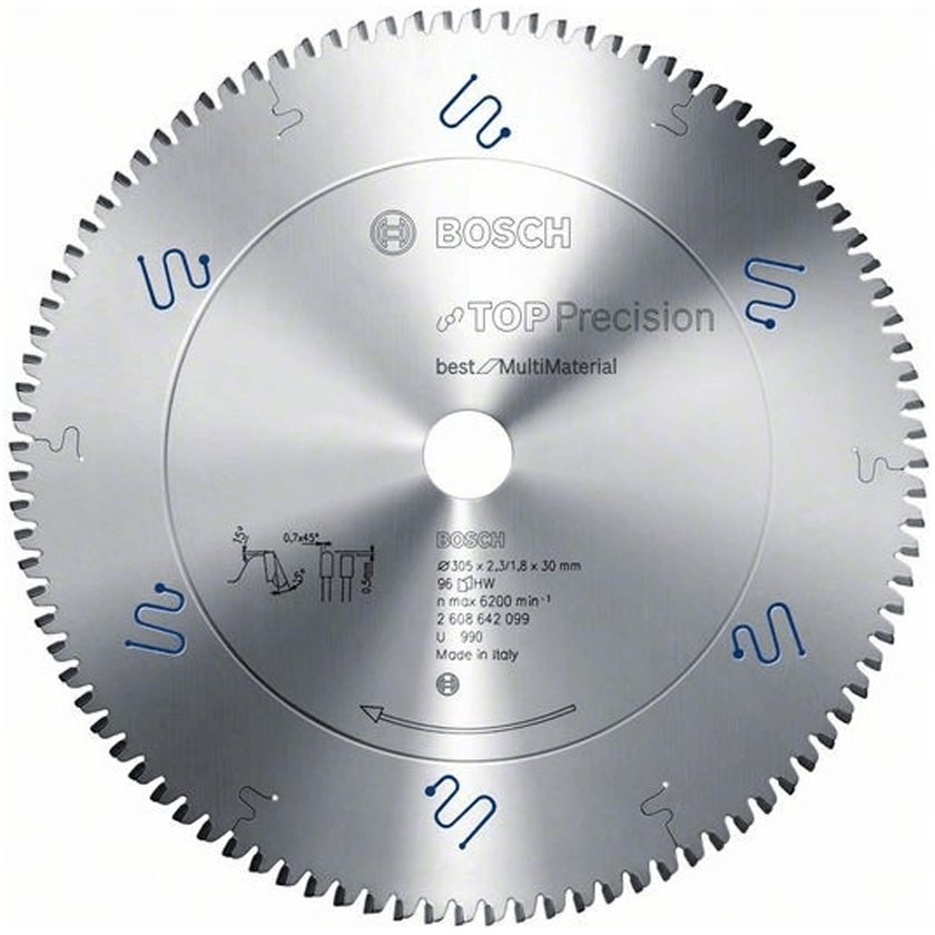 Bosch Bosch Circular Saw Blade Multi Material 216mm X 64T (2608642097), Power Tools Bits, Blades & Discs — Southend Philippin