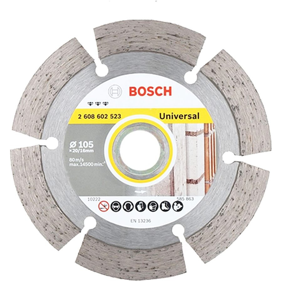 Bosch Bosch Diamond Cutting Disc For Universal 4" 150mm (2608602523), Power Tools Bits & Blades — Southend Philippines