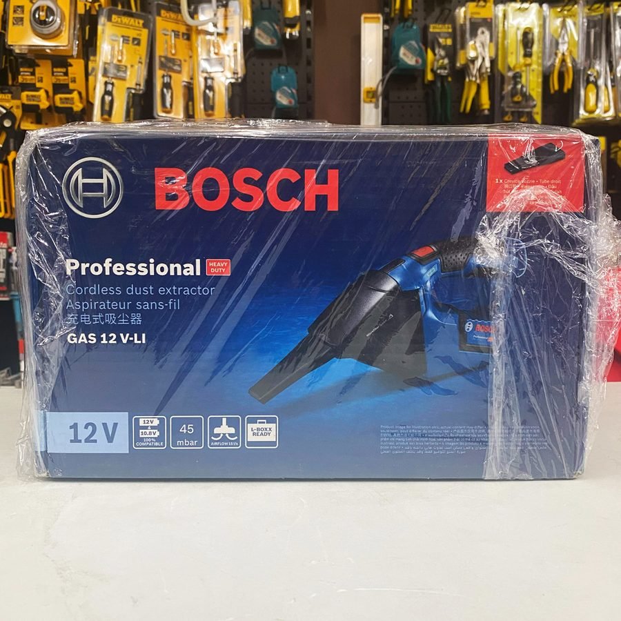 Bosch Bosch GAS 12 V-Li Cordless Vacuum Cleaner 350ml 12V (Bare) (Open Seal), Power Tools Blowers & Vacuums — Southend Philip
