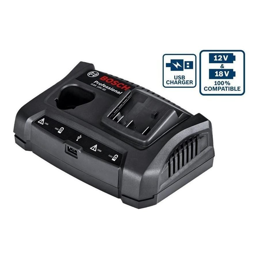 Bosch Bosch GAX 18V-30 Multi Battery Charger For Cordless (18V & 12V), Power Tools Batteries & Chargers — Southend Philippine