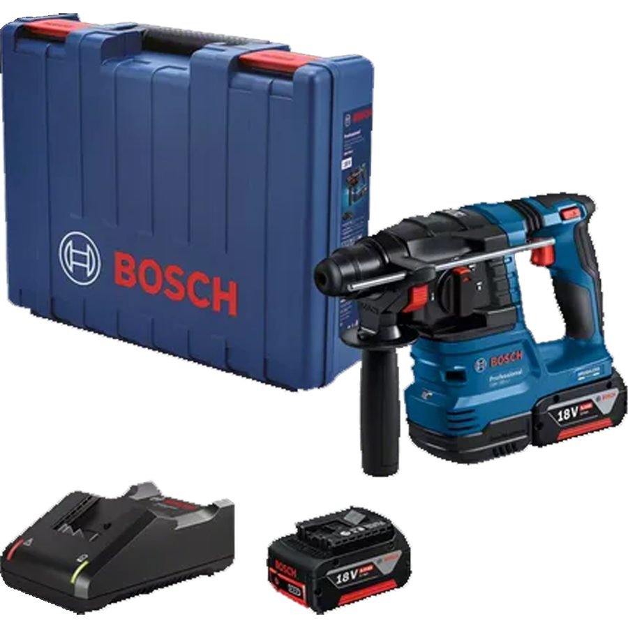 Bosch Bosch GBH 185-LI Cordless Brushless Rotary Hammer SDS-Plus Kit Set 18V, Power Tools Rotary & Demolition Hammers — South