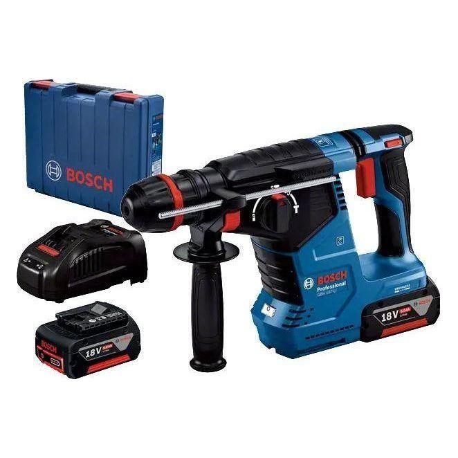 Bosch Bosch GBH 187-Li Cordless SDS-Plus Rotary Hammer 24mm 18V (Kit) [One Chu, Power Tools Rotary & Demolition Hammers — Sou