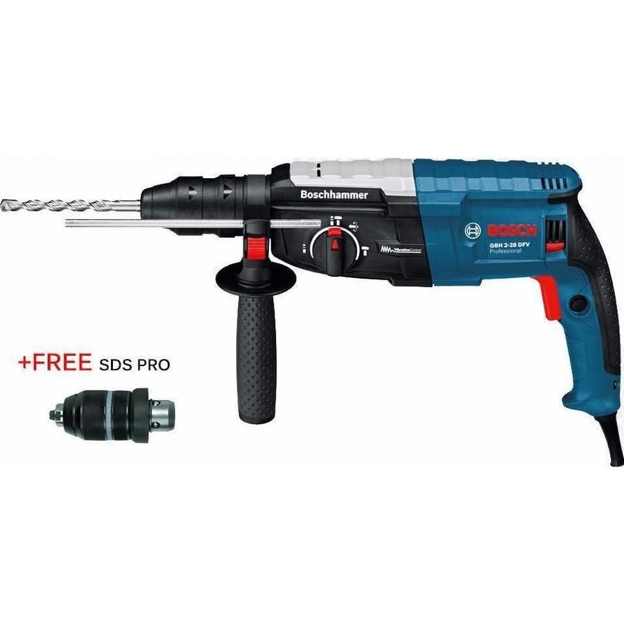 Bosch Bosch GBH 2-28 DFV 3-Modes Rotary Hammer 28mm 820W 3.2J, Power Tools Rotary & Demolition Hammers — Southend Philippines