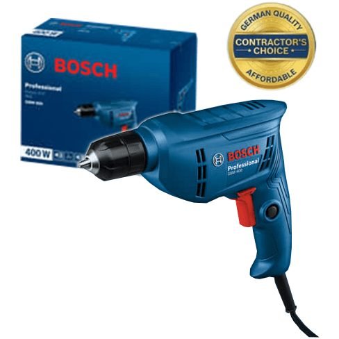 Bosch Bosch GBM 400 Keyless Hand Drill 10mm (3/8") 400W [Contractor'S Choice], Power Tools Drills & Drivers — Southend Philip
