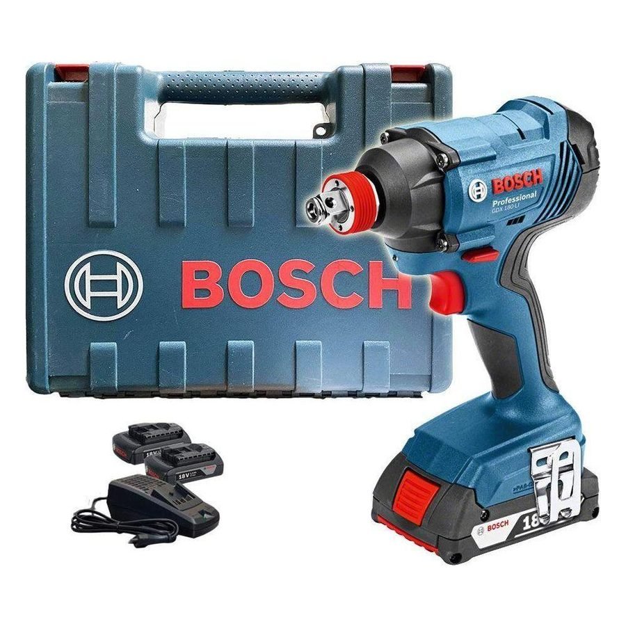 Bosch Bosch GDX 180-Li 2in1 Cordless Impact Driver / Impact Wrench 1/2" Drive, Power Tools Drills & Drivers — Southend Philip