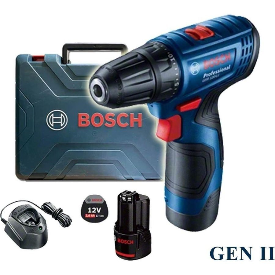 Bosch Bosch [GEN2] GSR 120-Li Cordless Drill - Driver 10mm (3/8") 12V [Contrac, Power Tools Drills & Drivers — Southend Phili