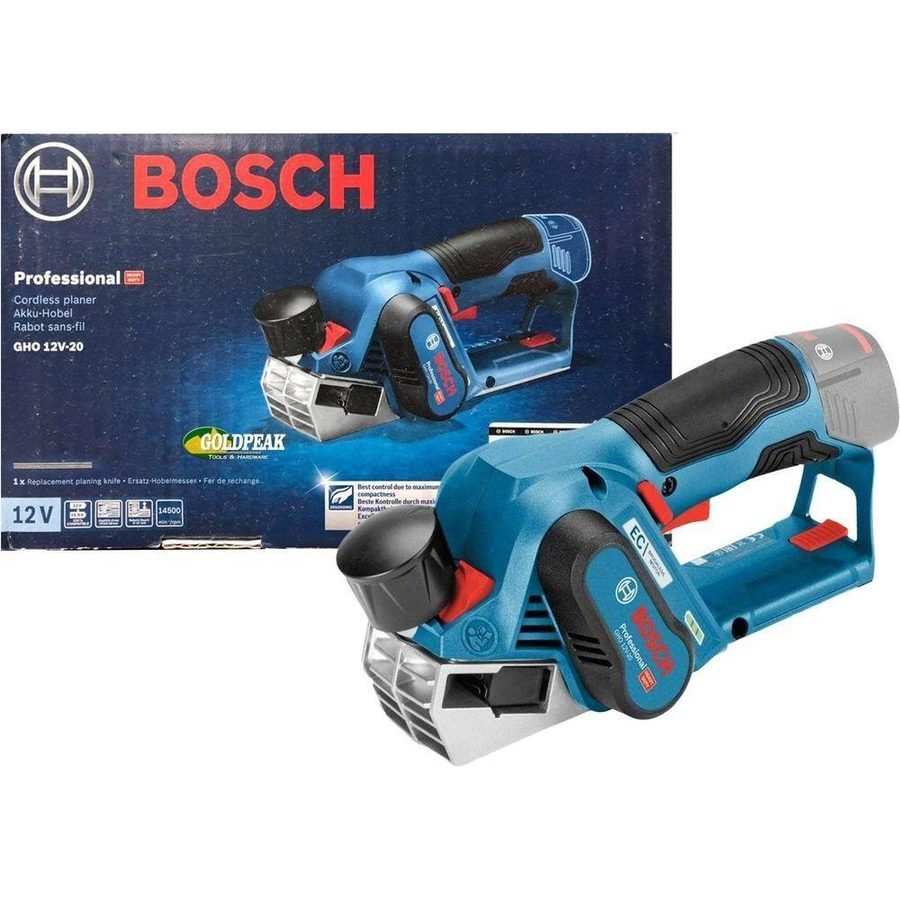 Bosch Bosch GHO 12V-20 Brushless Cordless Planer 56mm 12V (Bare), Power Tools Routers & Planers — Southend Philippines
