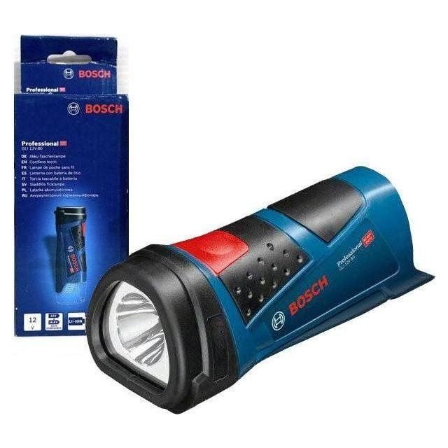 Bosch Bosch GLI 12V-80 Cordless LED Torch Flash Light 12V 80lm (Bare) (0601437, Power Tools Drills & Drivers — Southend Phili