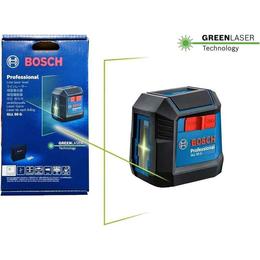 Bosch Bosch GLL 50 G Cross Line Laser Level (Green Laser), Power Tools Laser Levels & Measuring — Southend Philippines
