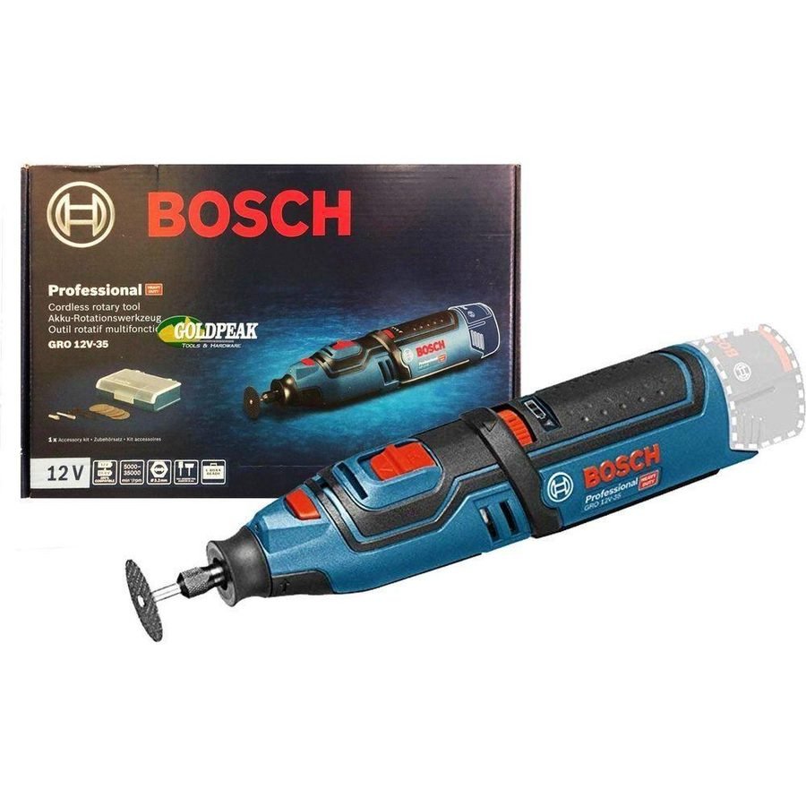 Bosch Bosch GRO 12V-35 Cordless Rotary Tool 12V (Bare), Power Tools Multi & Rotary — Southend Philippines