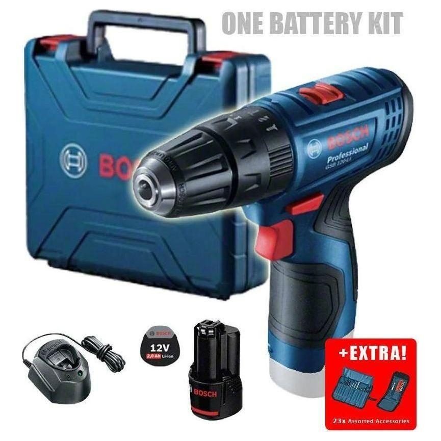 Bosch Bosch GSB 120 LI Cordless Impact Drill - Driver (One Battery Kit) 12V [K, Power Tools Rotary & Demolition Hammers — Sou