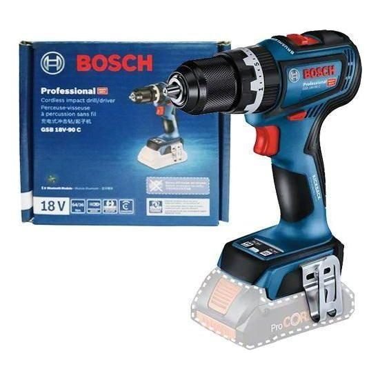 Bosch Bosch GSB 18V-90 C Cordless Hammer Drill 13mm 18V (Bare), Power Tools Drills & Drivers — Southend Philippines