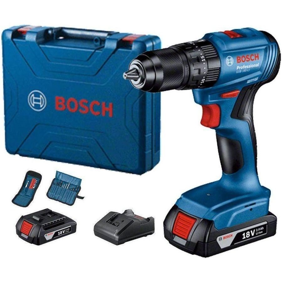 Bosch Bosch GSR 185 Cordless Brushless Drill / Driver 3/8" (10mm) 18V, Power Tools Drills & Drivers — Southend Philippines