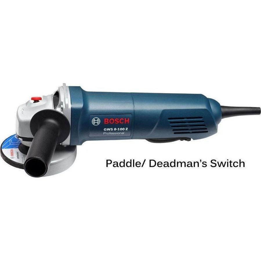 Bosch Bosch GWS 8-100 Z Angle Grinder (Deadman'S Switch), Power Tools Grinders & Polishers — Southend Philippines