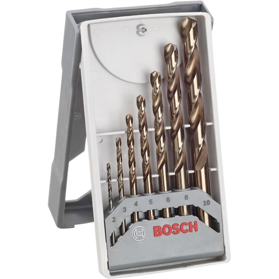 Bosch Bosch HHS-Co DIN Metal Drill Bit Set 7 Pcs (2608589296), Power Tools Drills & Drivers — Southend Philippines