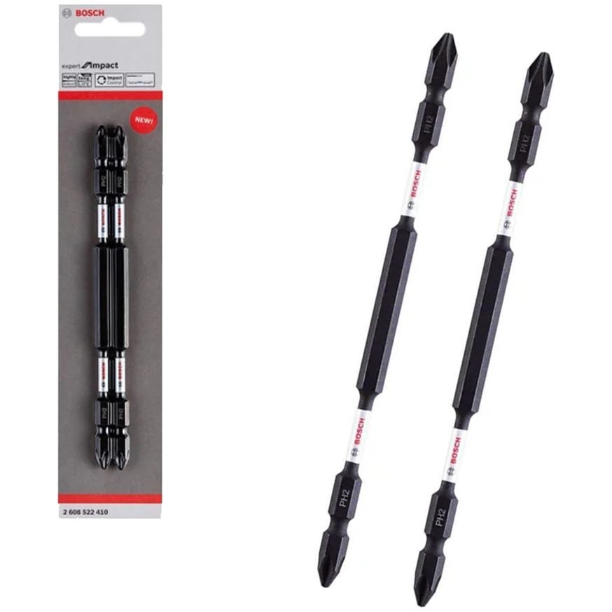 Bosch Impact Double-Ended Philips Screw Bits PH2 150mm (2608522410 )