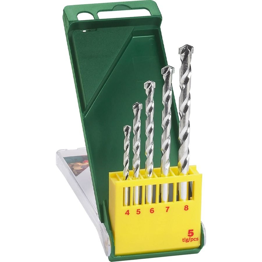 Bosch Masonry Drill Bit Set 5Pcs 4-8 Mm (2607019439)