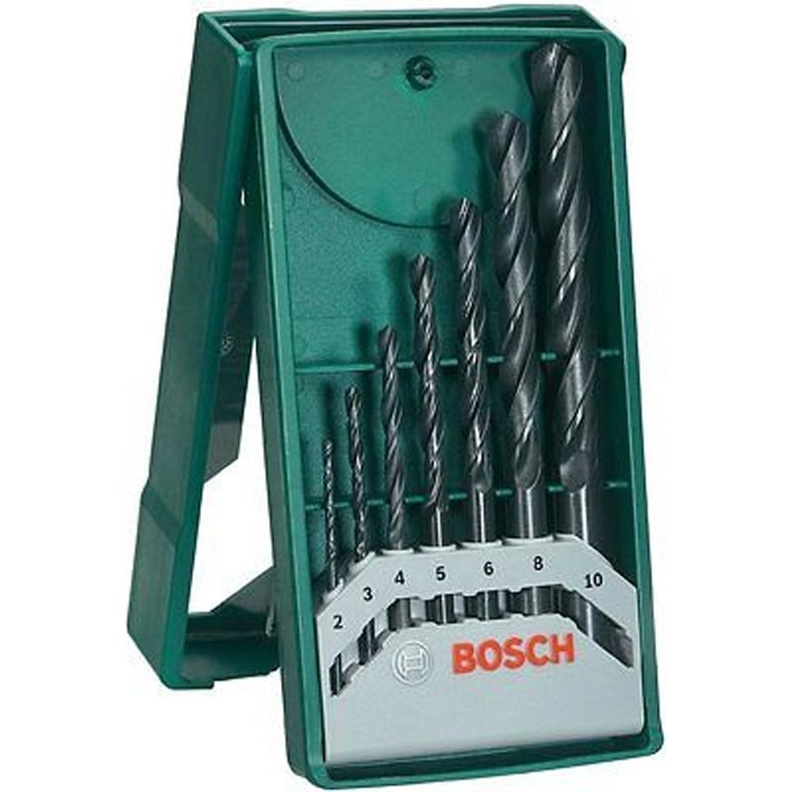 Bosch Bosch Metal Drill Bit Set 7 Pcs (2/3/4/5/6/8/10mm) (2607019673), Power Tools Drills & Drivers — Southend Philippines
