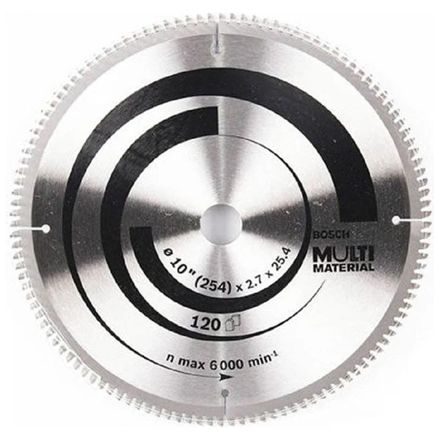Bosch Bosch Multi-Material Circular Saw Blade 10"X120T (2608642199), Power Tools Saws — Southend Philippines