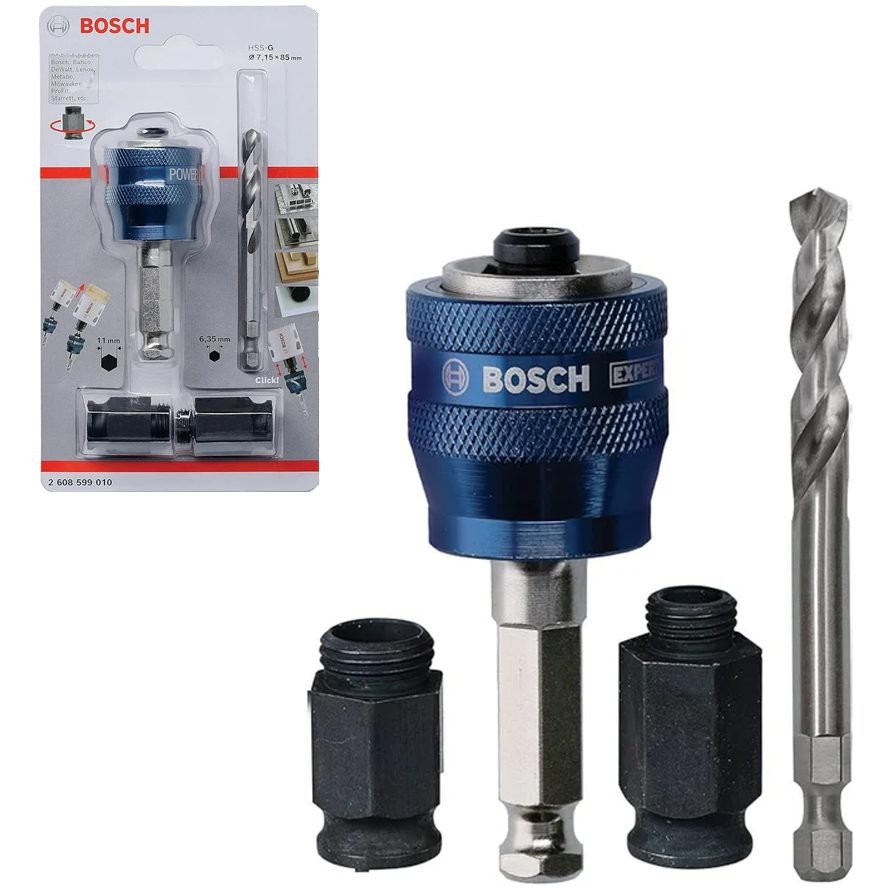 Bosch Bosch Power Change Arbor Holesaw Adaptor Set 4 Pcs (2608599010), Power Tools Drills & Drivers — Southend Philippines