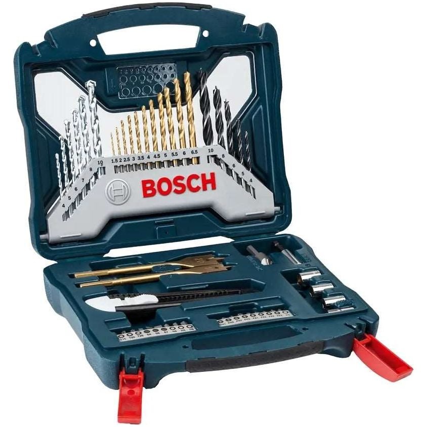 Bosch Bosch Premium X-Line Mixed Drill And Screw Bits And Accessory Kit Set 50, Power Tools Drills & Drivers — Southend Phili