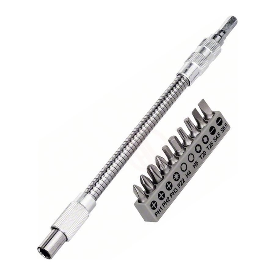 Bosch Bosch Screw Bit With Flexible Metal Extension Set 11pcs (2608522376), Power Tools Bits, Blades & Discs — Southend Phili