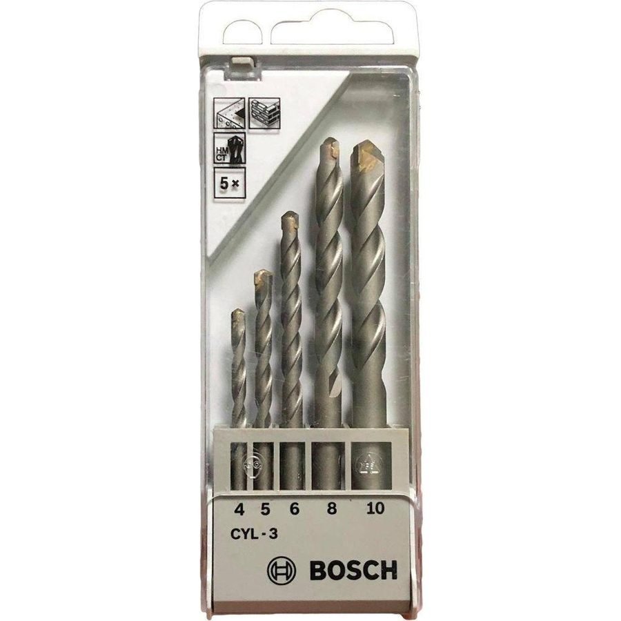 Bosch Bosch Silver Percussion Granite Drill Bit Set, Power Tools Bits, Blades & Discs — Southend Philippines