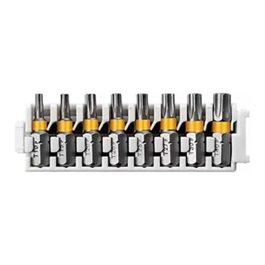 Bosch Torx Pick And Click Insert Impact Bit Set 8pcs (2608522415)