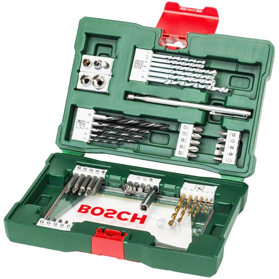 Bosch V-Line Mixed Drill Bits And Accessory Kit Set 48Pcs (2607017314)