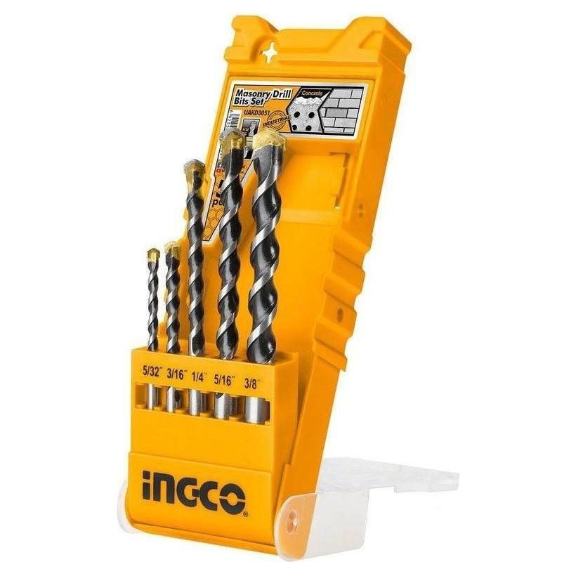 Ingco Ingco 5pcs Masonry Drill Bit Set, Power Tools Drills & Drivers — Southend Philippines