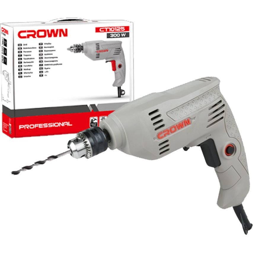 Crown Crown CT10125 Electric Drill 300W, Power Tools Drills & Drivers — Southend Philippines