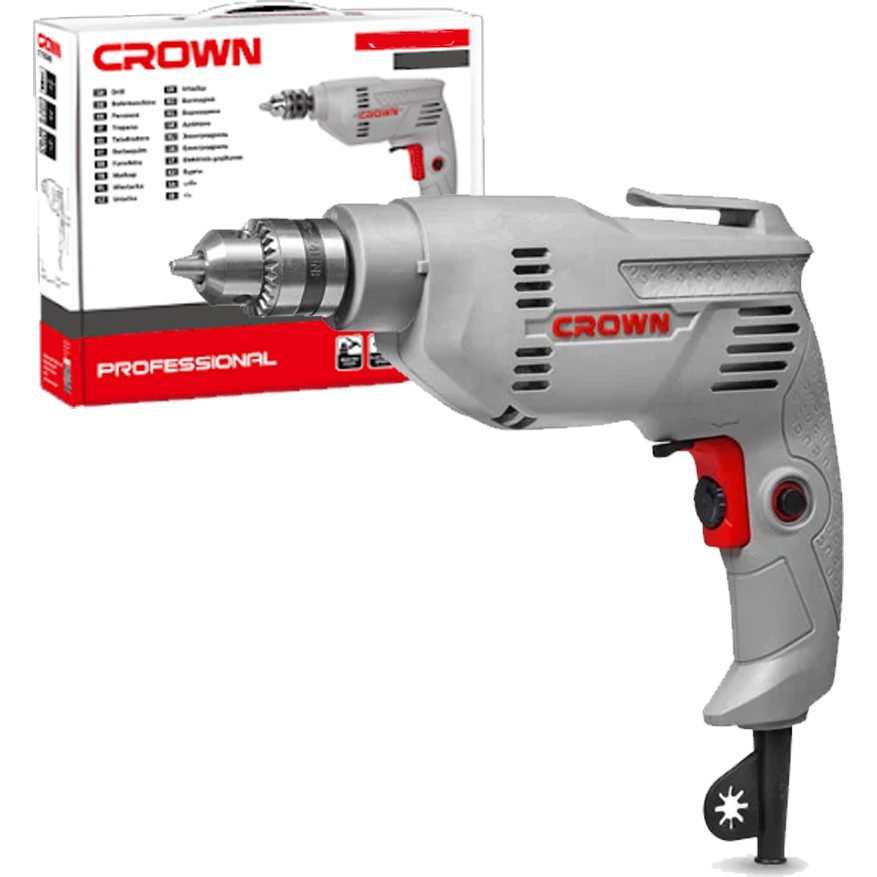 Crown Crown CT10126 Electric Drill 400W, Power Tools Drills & Drivers — Southend Philippines