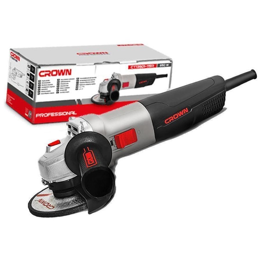 Crown Crown CT13499 Angle Grinder 4" 720W, Power Tools Grinders & Polishers — Southend Philippines