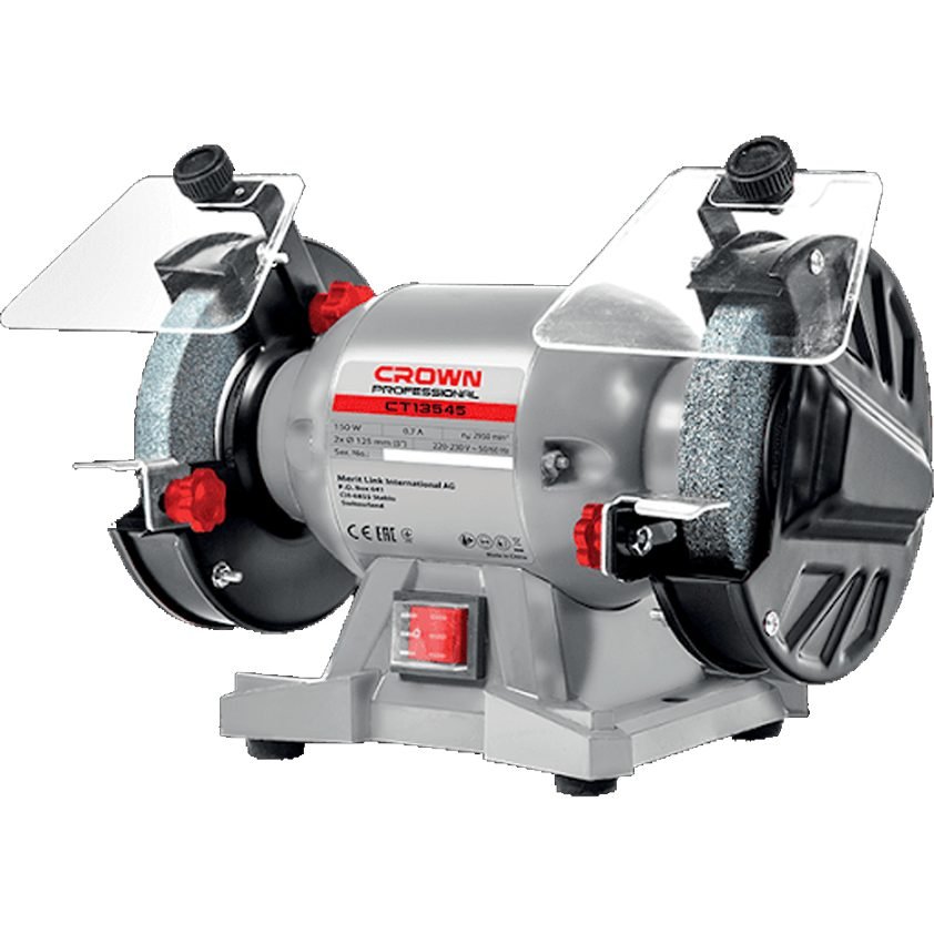 Crown CT13545 Bench Grinder 1/4HP 6"