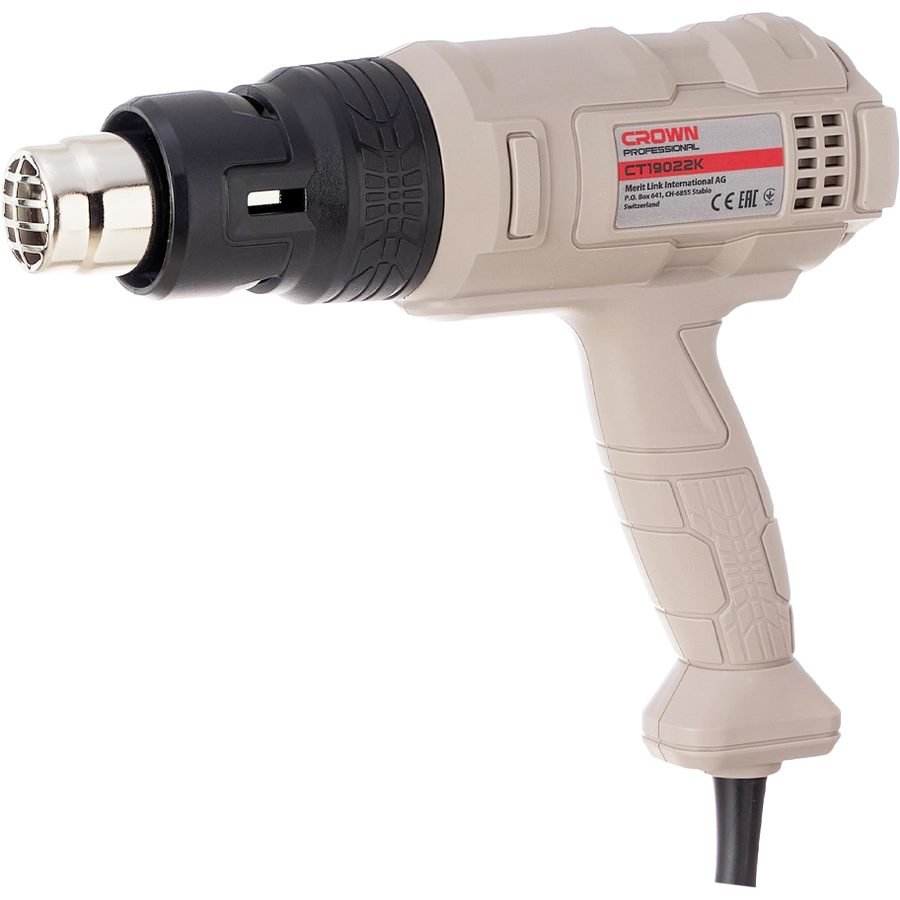 Crown Crown CT19022K Heat Gun 1800W, Power Tools Drills & Drivers — Southend Philippines