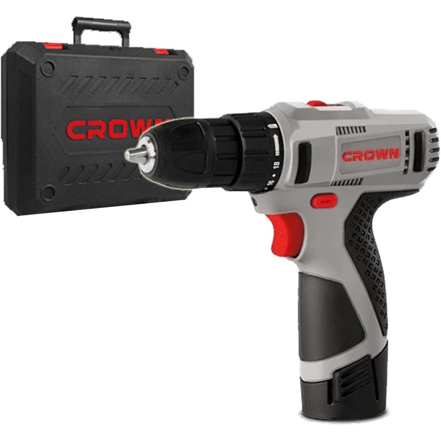 Crown Crown CT21053LH-1.5 Li-Ion Cordless Drill 12V, Power Tools Drills & Drivers — Southend Philippines