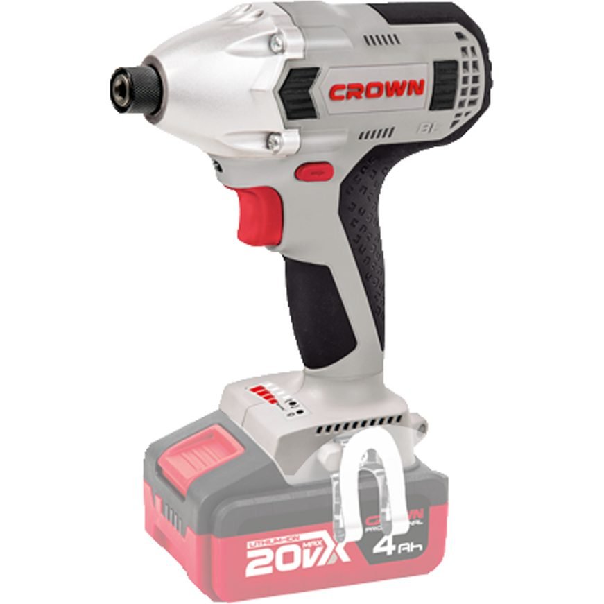 Crown Crown CT22021HX Li-Ion Impact Screwdriver 20V, Power Tools Batteries & Chargers — Southend Philippines