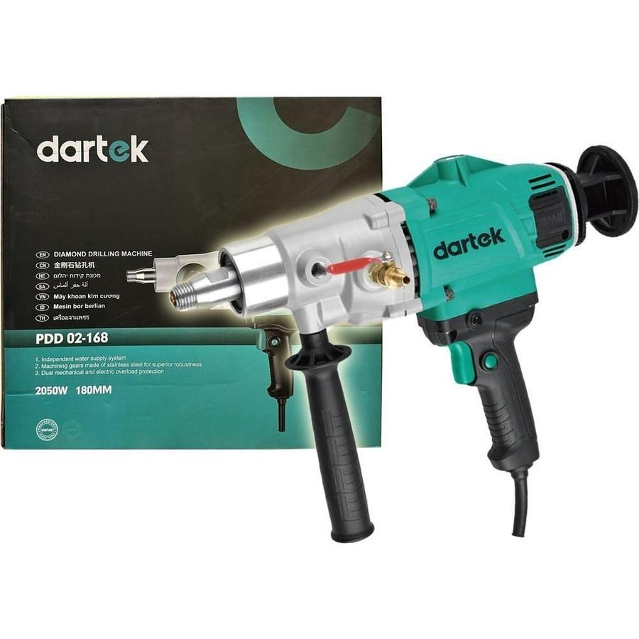 Dartek PDD 02-168 Diamond Core Drill 2050W 180mm, Power Tools Drills & Drivers — Southend Philippines