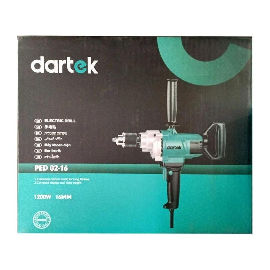 Dartek PED 02-16 High Torque Drill 1200W 16mm, Power Tools Drills & Drivers — Southend Philippines