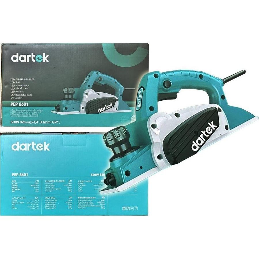 Dartek PEP 8601 Wood Planer 3-1/4" 560W, Power Tools Woodworking Jigs & Clamps — Southend Philippines
