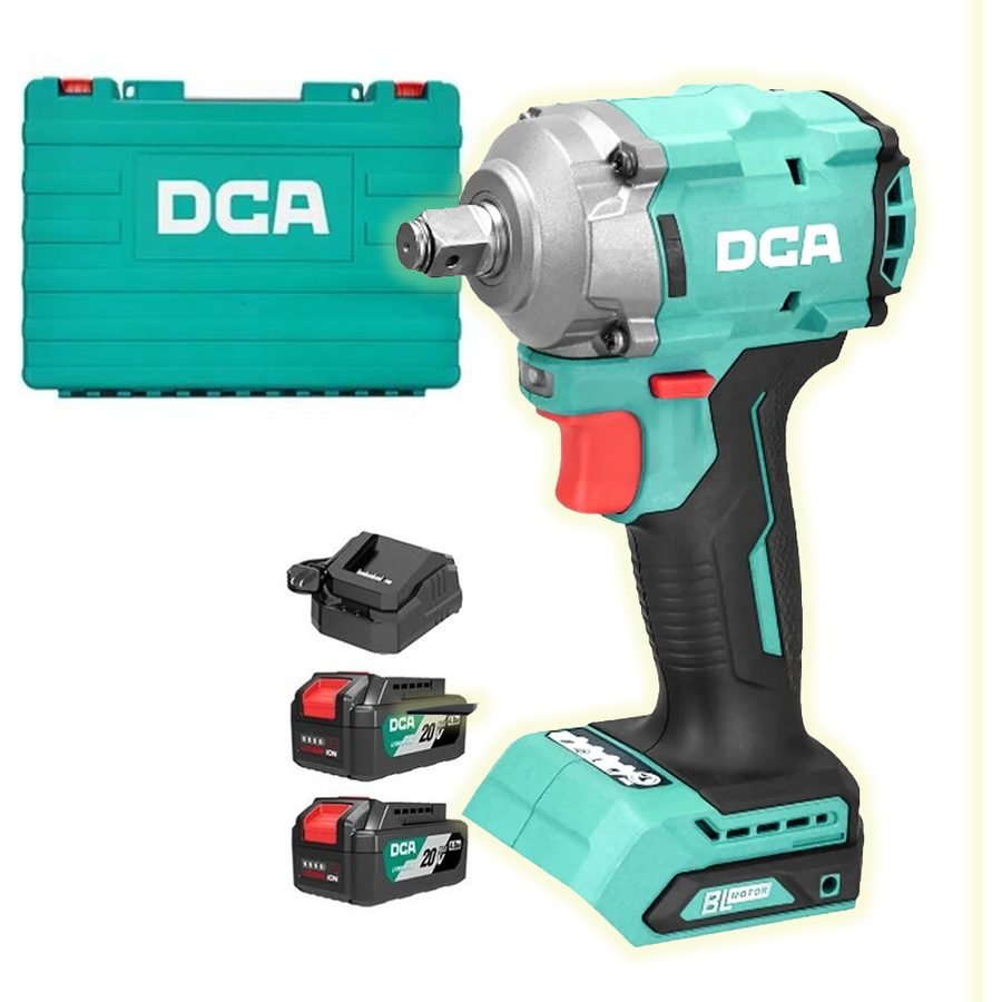 DCA DCA ADPB35-EM 20V Cordless Brushless Impact Wrench 1/2" Drive 4.0Ah, Power Tools Drills & Drivers — Southend Philippines