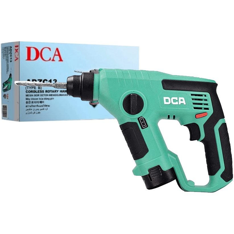 DCA DCA ADZC13-BK 12V Cordless SDS-Plus Rotary Hammer 12mm [Kit], Power Tools Rotary & Demolition — Southend Philippines