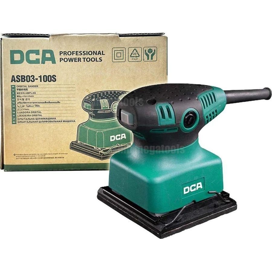 DCA DCA ASB03-100S Palm Sander 240W 100x110mm, Power Tools Sanders — Southend Philippines