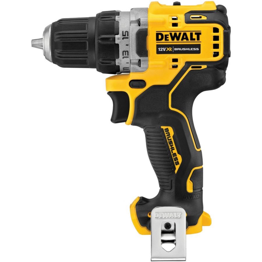 DeWalt Dewalt DCD701N 12V Sub Compact Brushless Cordless Drill / Driver (Bare T, Power Tools Drills & Drivers — Southend Phil