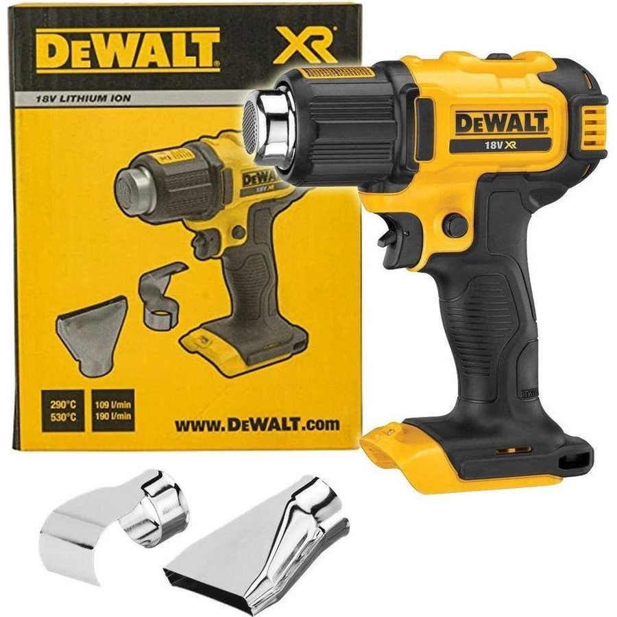 DeWalt Dewalt DCE530N 18V/20V Cordless Heat Gun / Hot Air Gun (Bare), Power Tools Heat Guns — Southend Philippines
