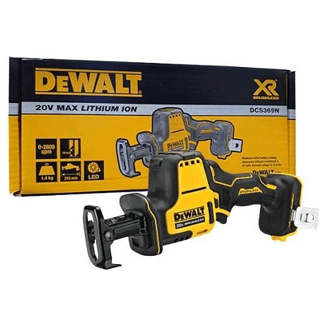Dewalt DCS369N 20V Cordless Reciprocating Saw BL Compact (Bare) [ATOMIC]