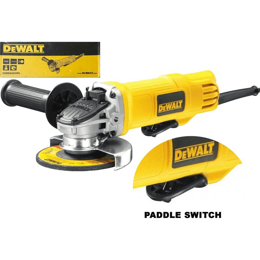 DeWalt Dewalt DWE8200PL Angle Grinder 4" 850W (Paddle Switch), Power Tools Grinders & Polishers — Southend Philippines