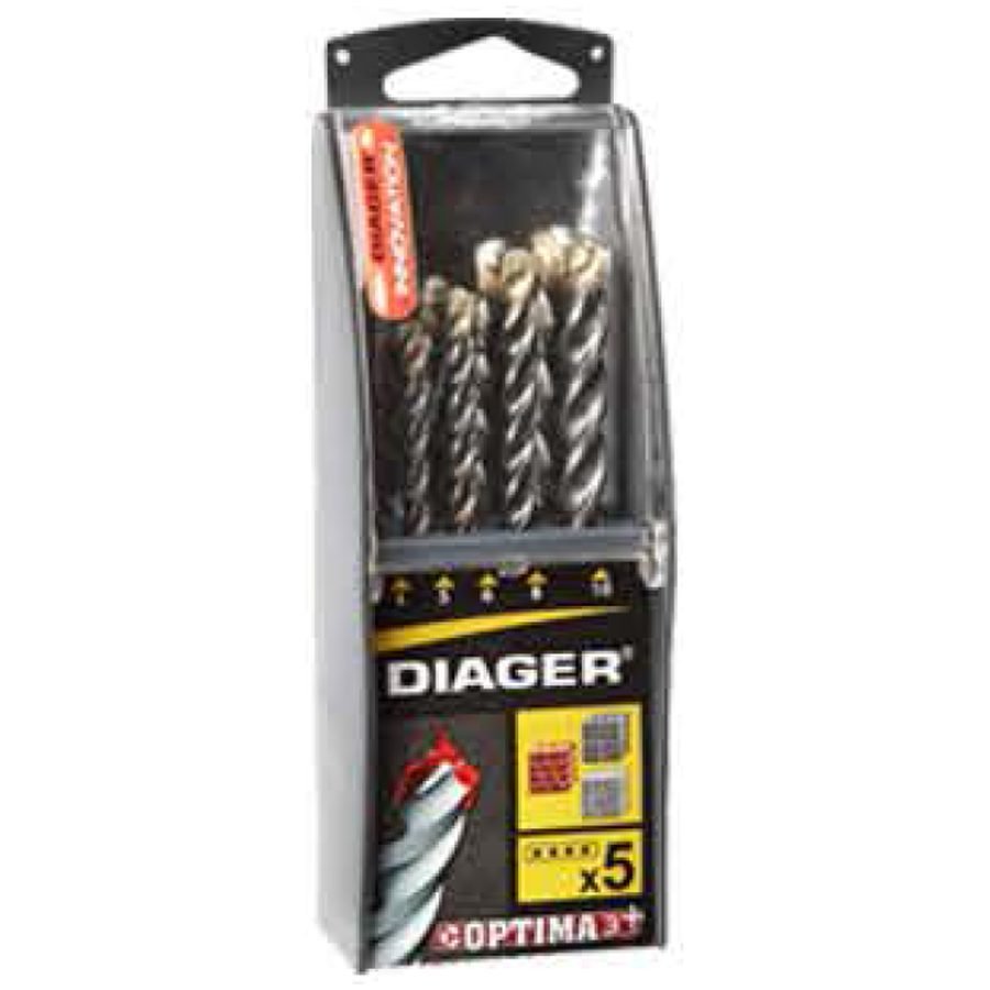 Diager Diager 263B Masonry Drill Bit Set 5 Pcs, Power Tools Drills & Drivers — Southend Philippines