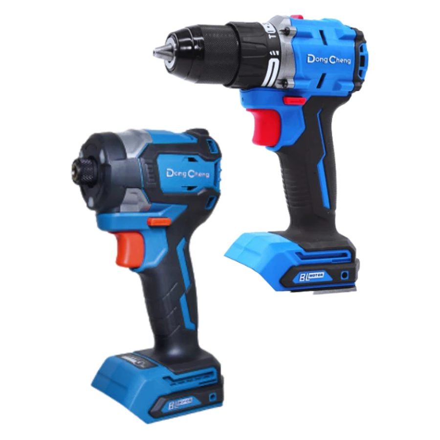 Dongcheng DCKIT26EK Cordless Impact Driver + Hammer Drill Kit 20V 4.0Ah, Power Tools Drills & Drivers — Southend Philippines